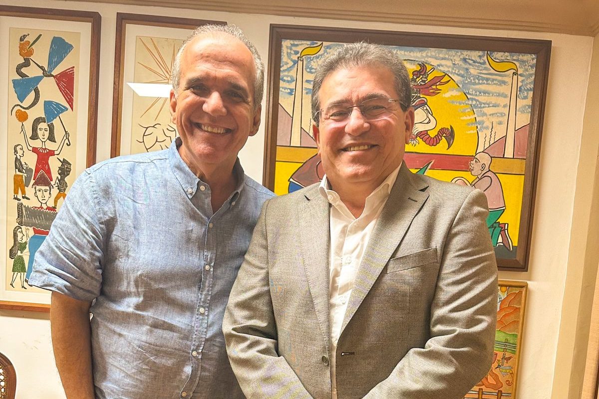Luciano Duque tem encontro com o senador Fernando Dueire