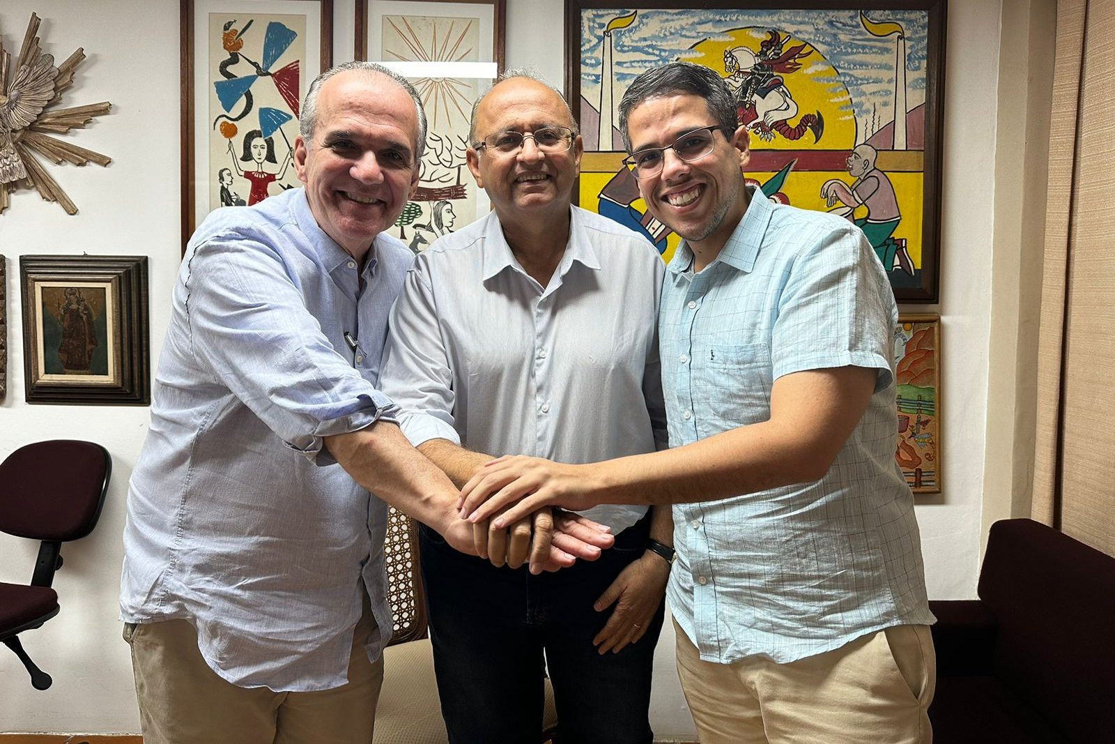 Jarbas Filho fecha parceria com o prefeito de Parnamirim