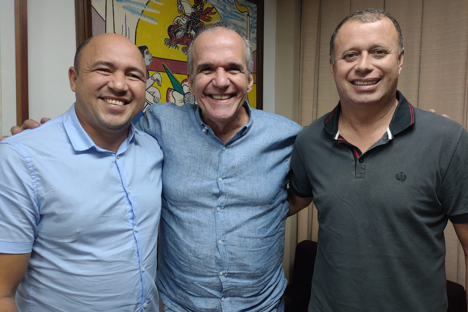 Senador Fernando Dueire se reúne com prefeito de Araçoiaba