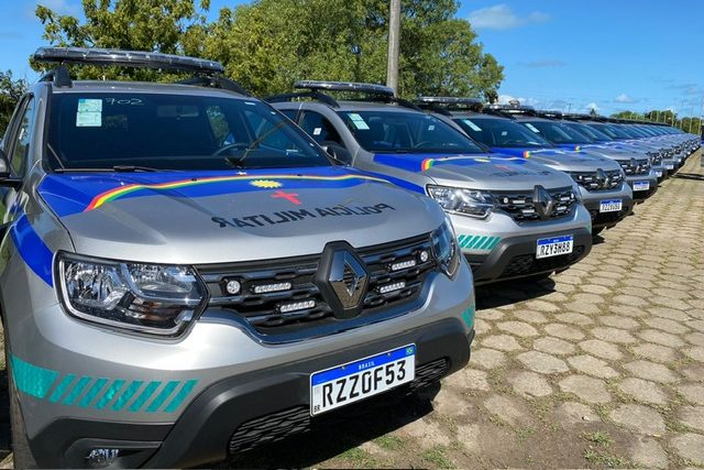 4º BPM recebe novas viaturas no lançamento do Juntos pela Segurança
