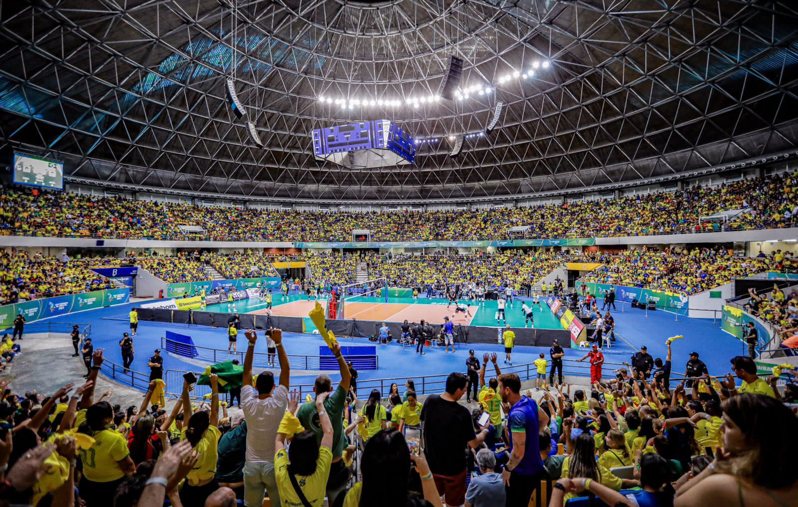 Sul-Americano de vôlei fecha com sucesso de público no Geraldão