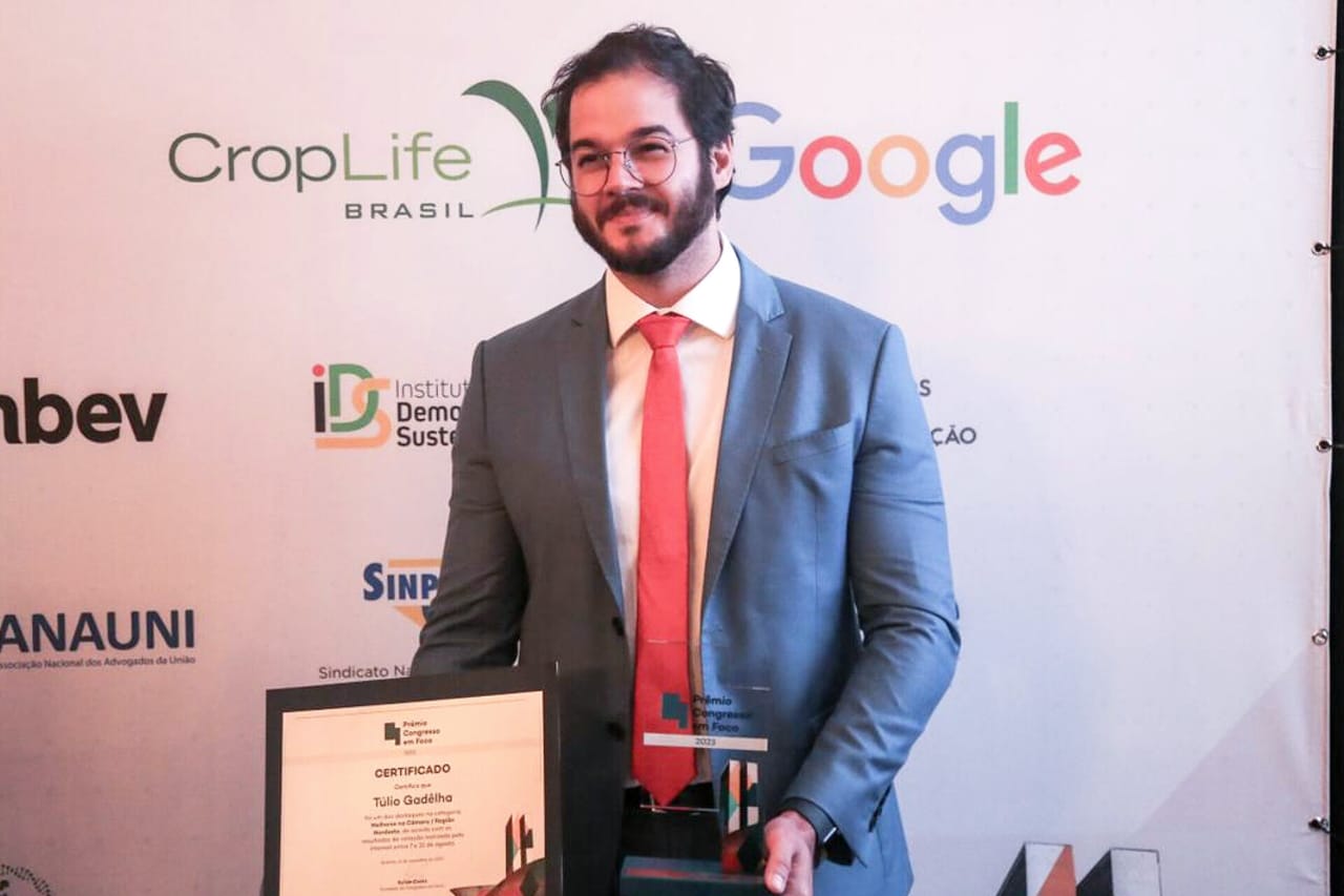 Túlio é eleito melhor deputado do Nordeste no Prêmio Congresso em Foco