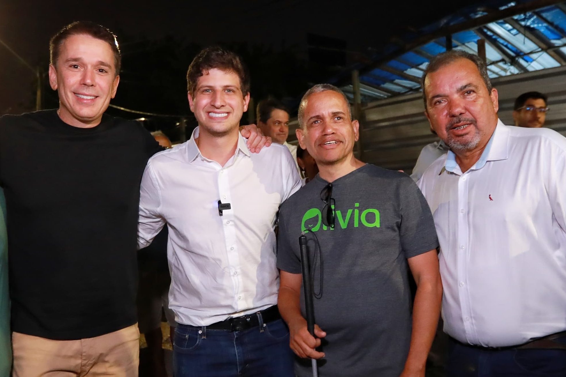 Ao lado de João Campos e Felipe Carreras, Hélio Guabiraba visita obra da nova feira de Casa Amarela