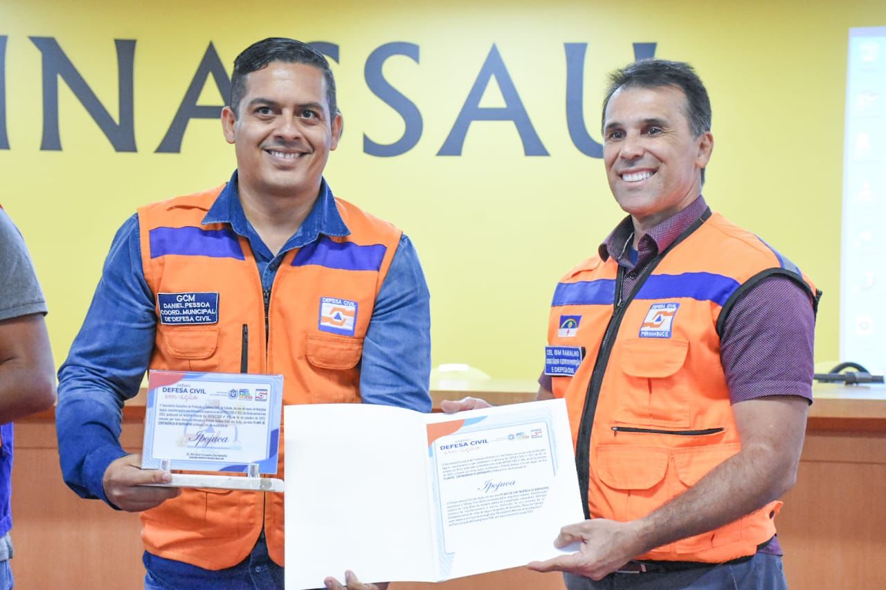 Defesa Civil do Ipojuca é duplamente premiada
