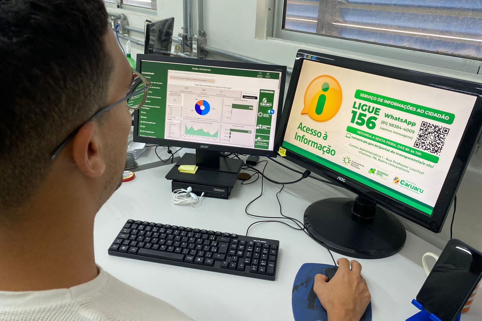 Ouvidoria-Geral de Caruaru lança Painel Interativo do e-SIC