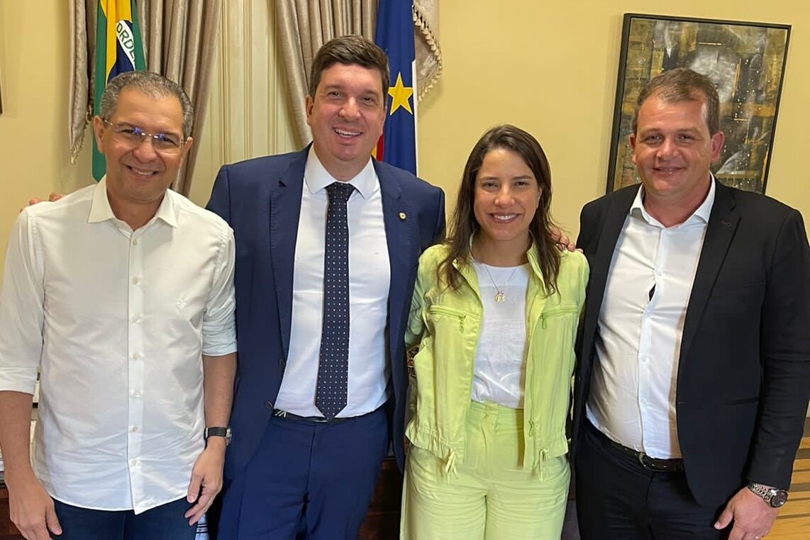 Edmilson Henauth é recebido pela governadora Raquel Lyra 