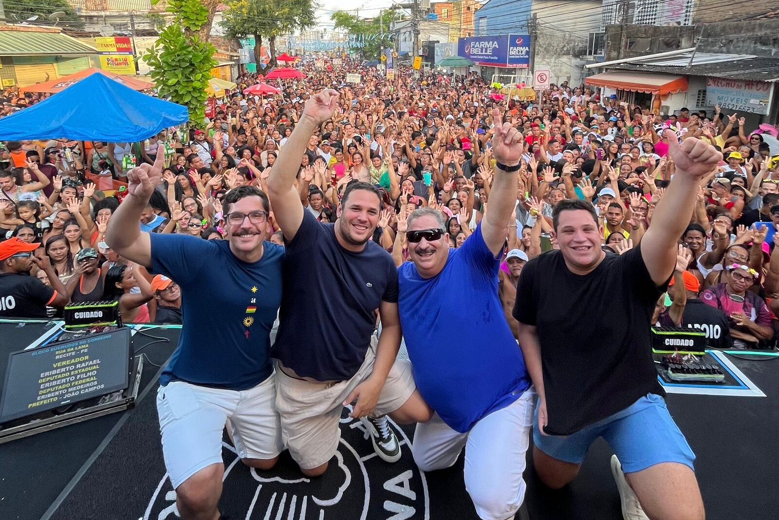 Eriberto Rafael festeja no “Bloco do Coração ” e faz grande festa no Recife