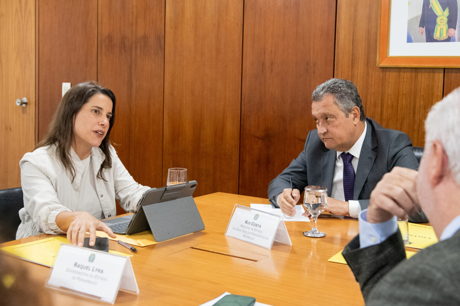 Raquel debate ações para Pernambuco com ministro da Casa Civil
