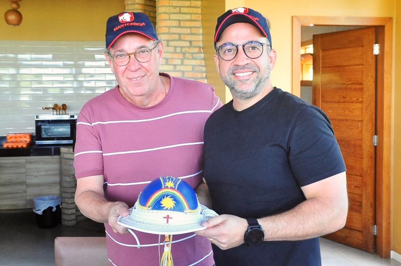 Álvaro Porto recebe governador de Alagoas em Canhotinho 