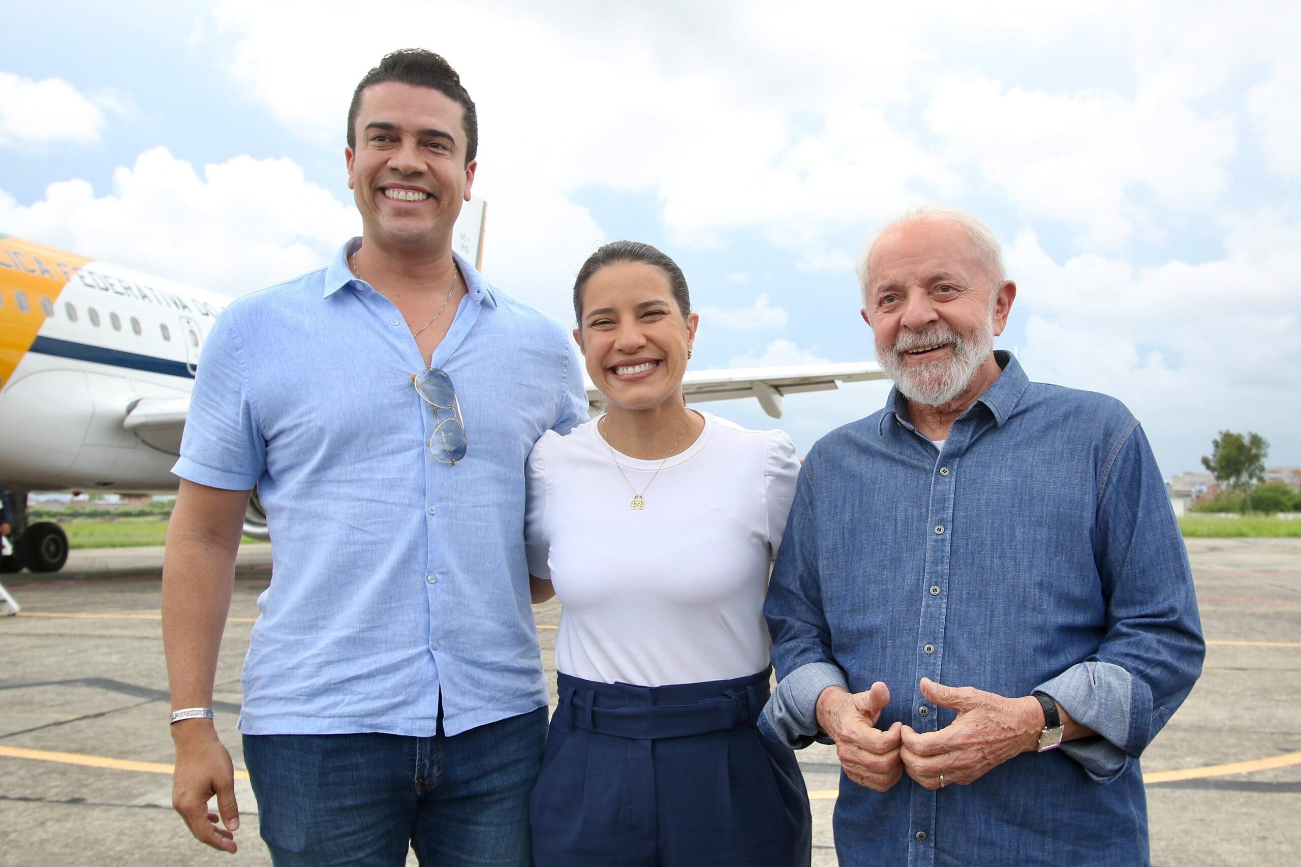 Rodrigo Pinheiro recepciona Lula e Raquel Lyra em Caruaru