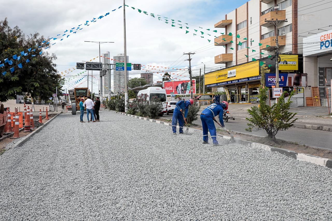 Obra da José Rodrigues de Jesus caminha com o avanço de Caruaru 