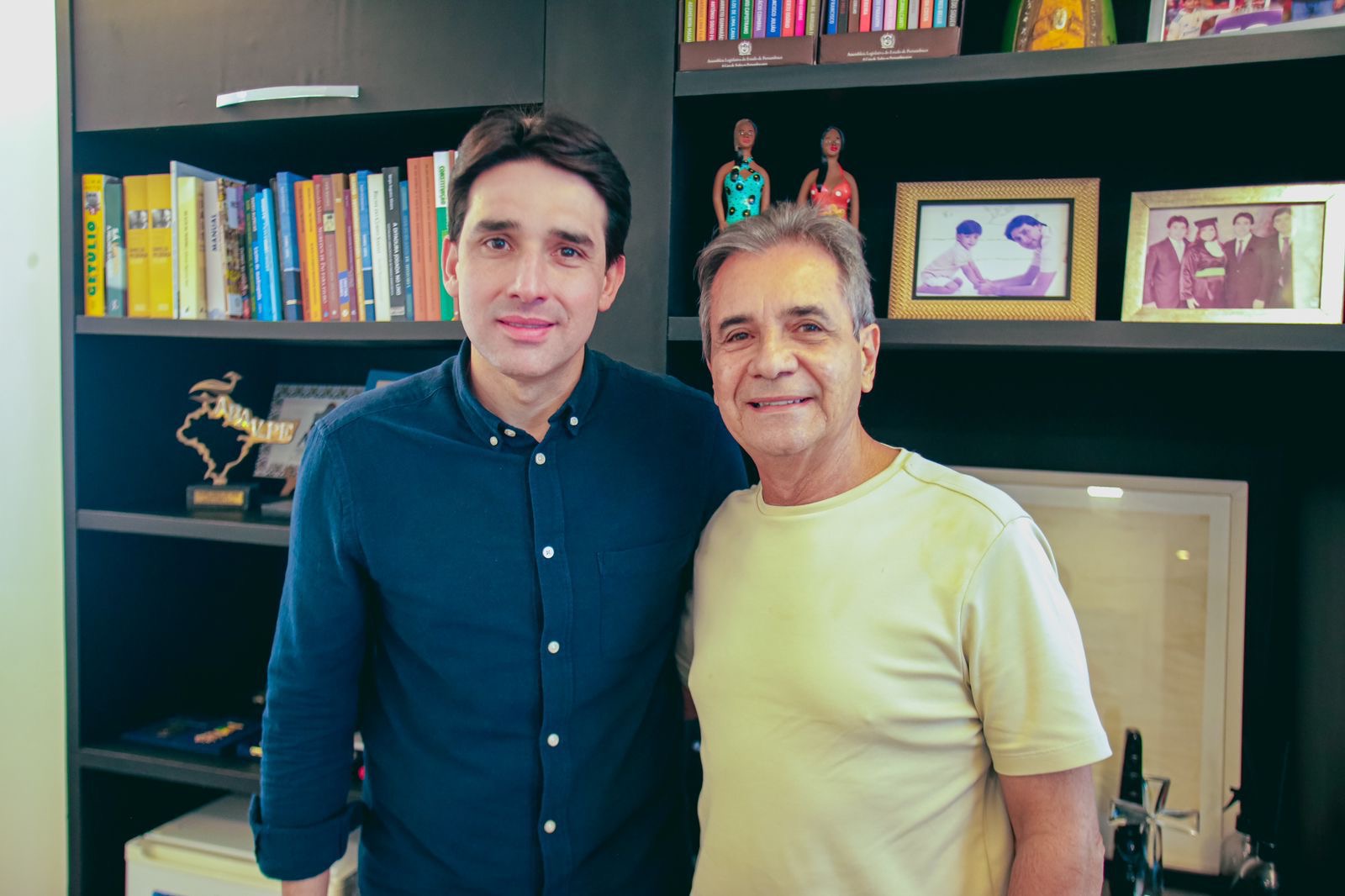 Silvio Costa Filho e Carlos Santana se reúnem para debater Ipojuca 