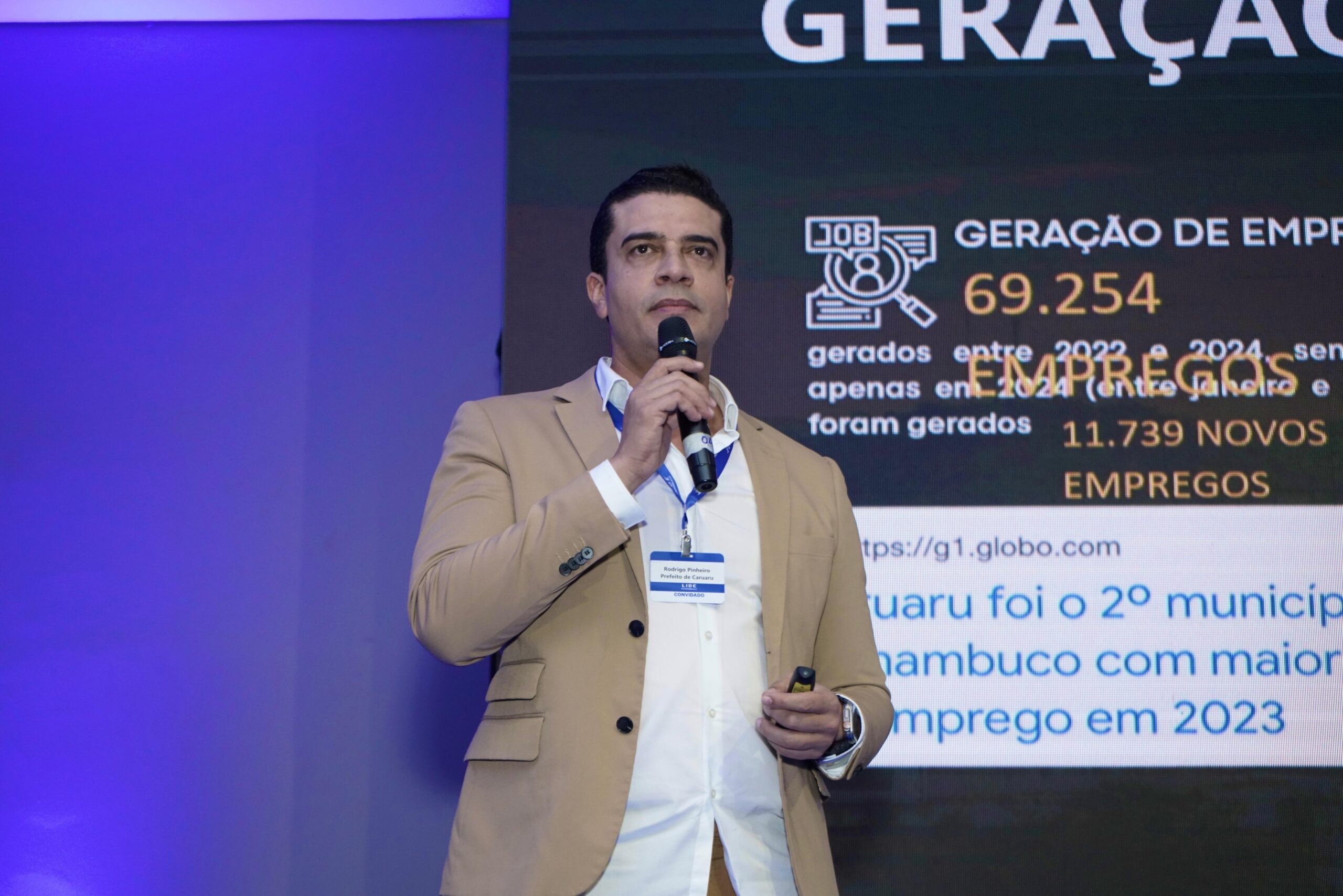 Rodrigo ressalta potencialidades de Caruaru para 100 importantes empresários