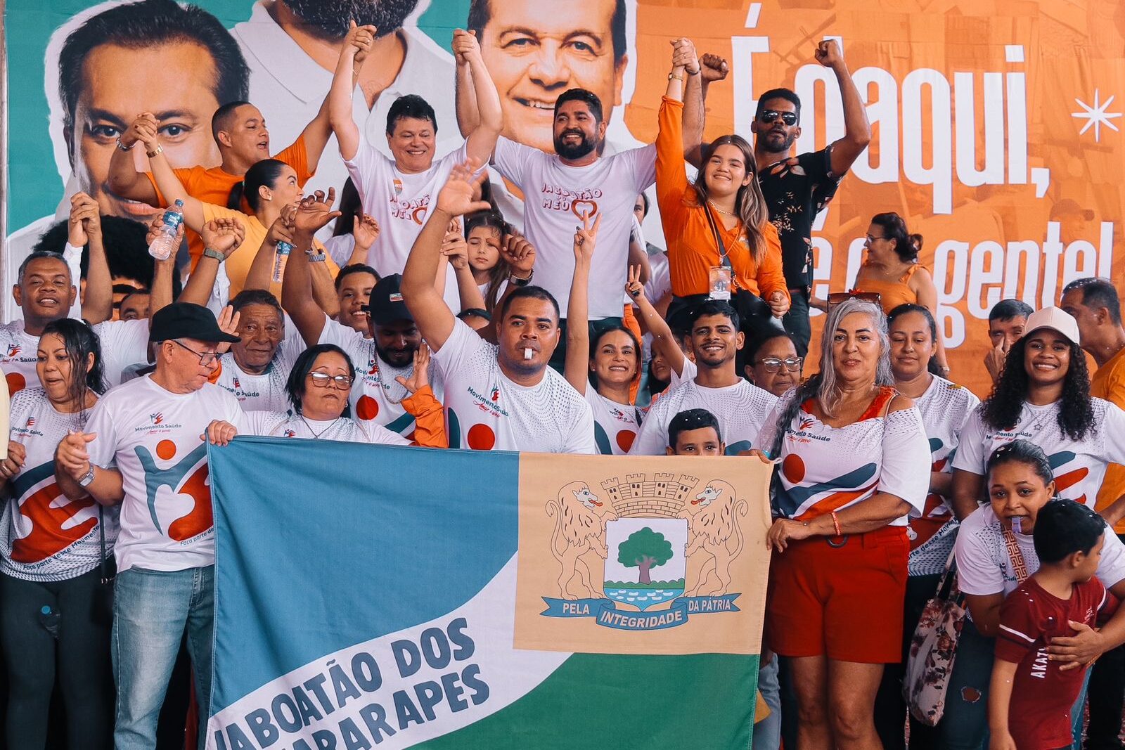 Daniel Alves apresenta Beto Rabelo como seu vice no Jaboatão 