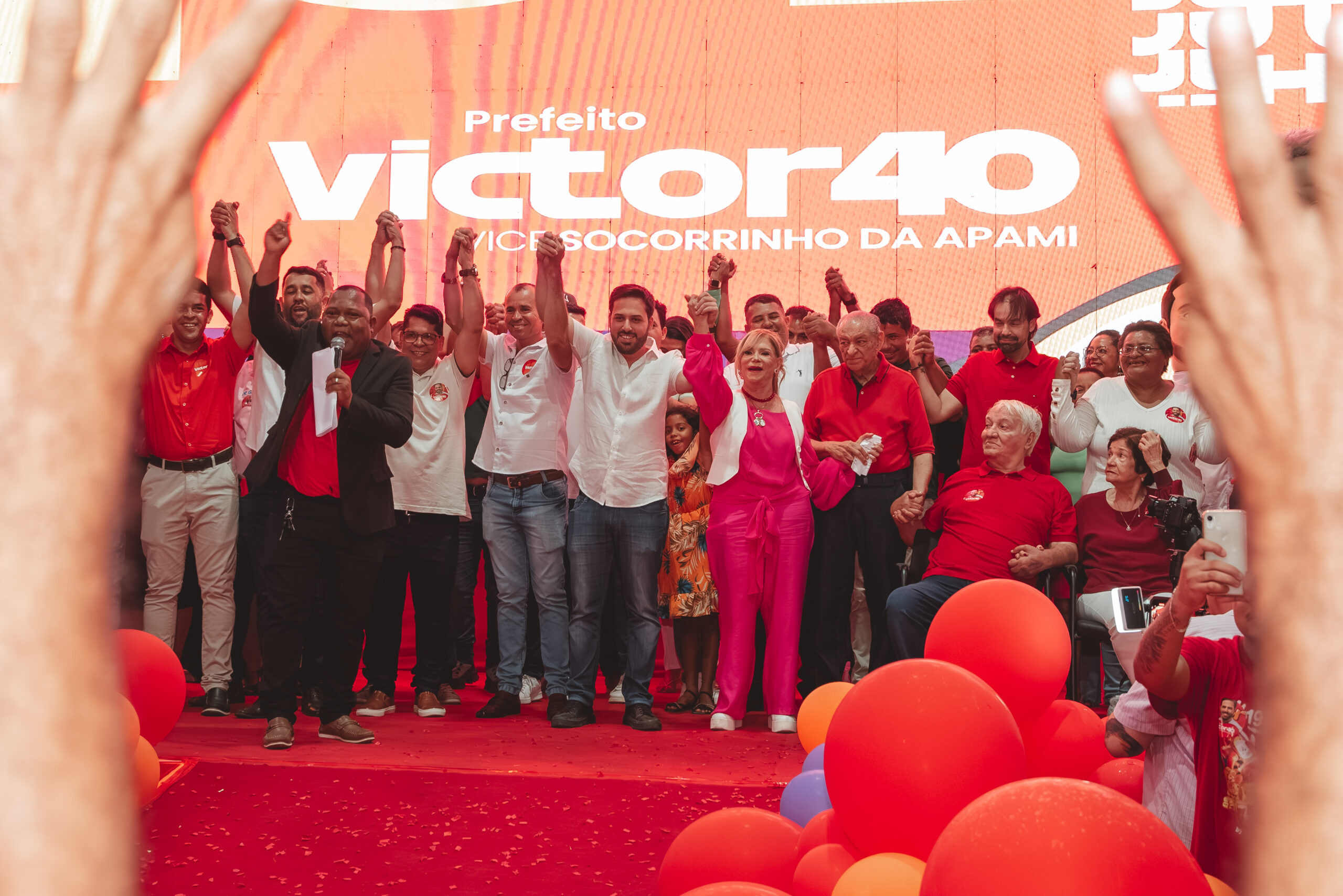Convenção homologou candidaturas de Victor e Socorrinho da Apami em Vitória
