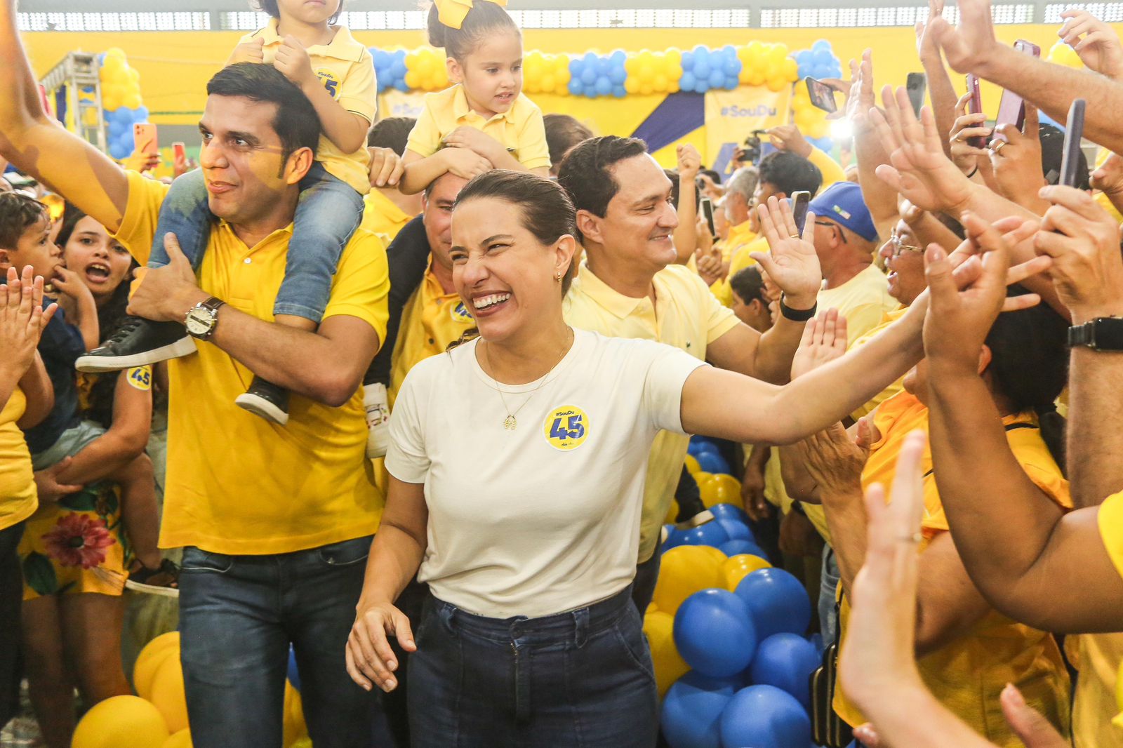Com o ‘45’ no peito, governadora cai em campo para fortalecer o PSDB no Agreste