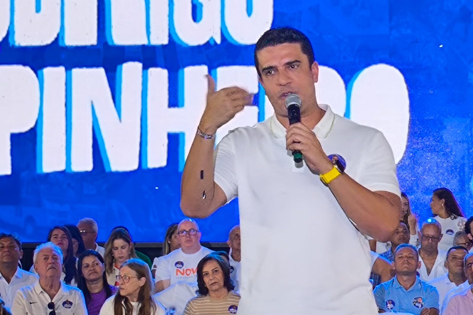 “Essa parceria não é de conveniência”, dispara Rodrigo durante convenção