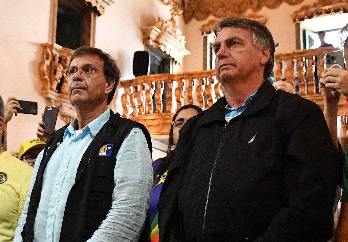 O gesto de Bolsonaro a Gilson