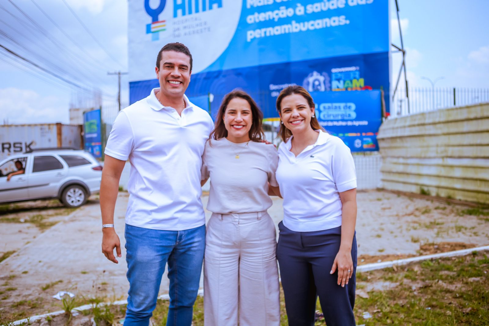 Rodrigo e Raquel comemoram avanço do Hospital da Mulher do Agreste