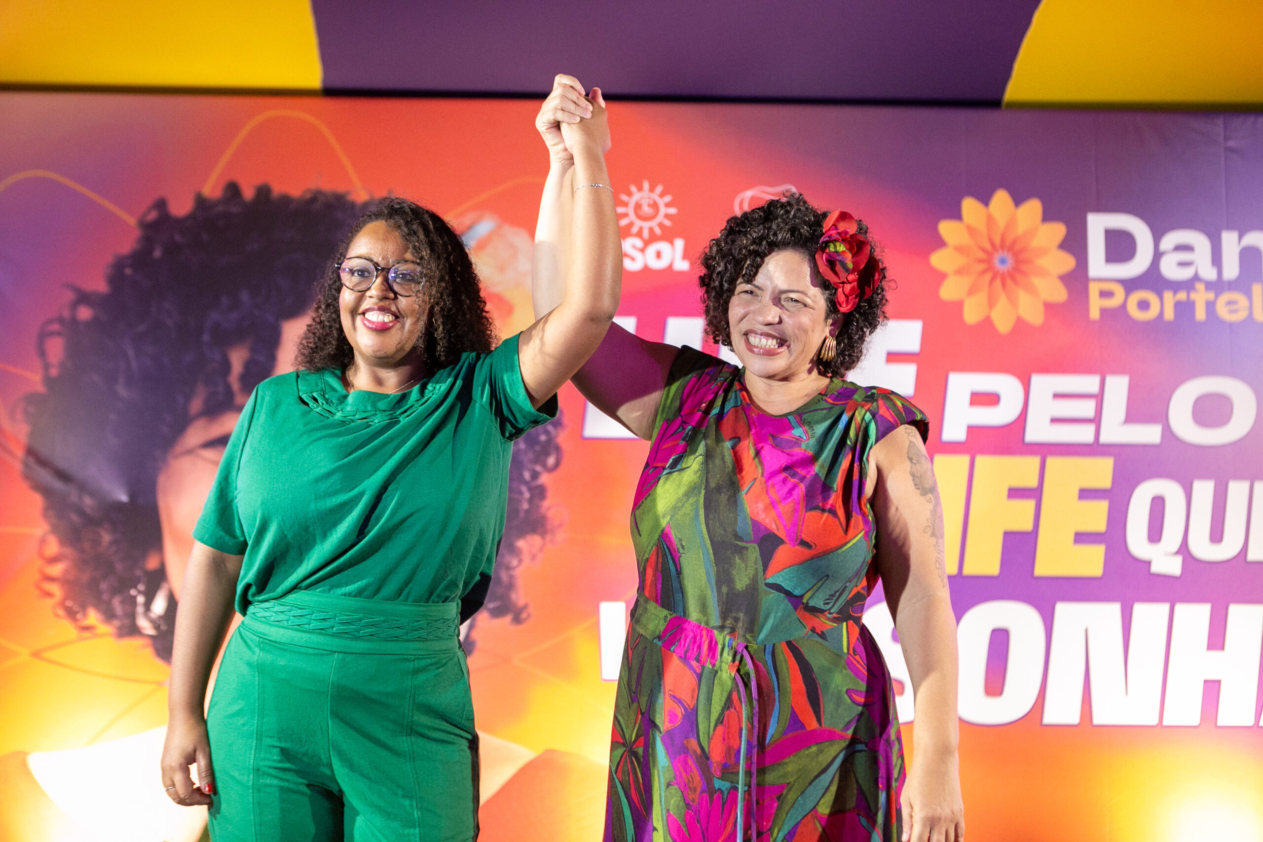 Dani Portela inicia campanha com atividade no Pátio de São Pedro