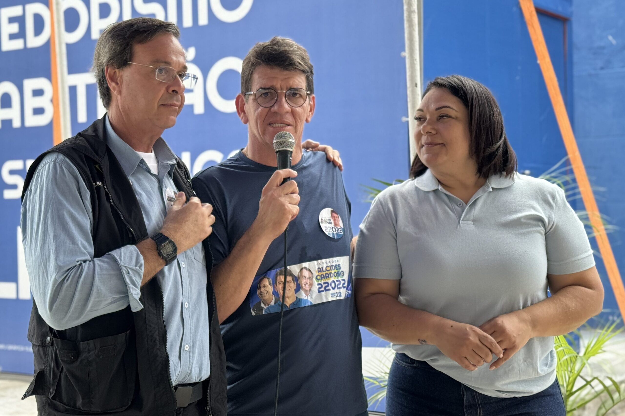 Gilson e Leninha reforçam projeto de Alcides Cardoso à reeleição  