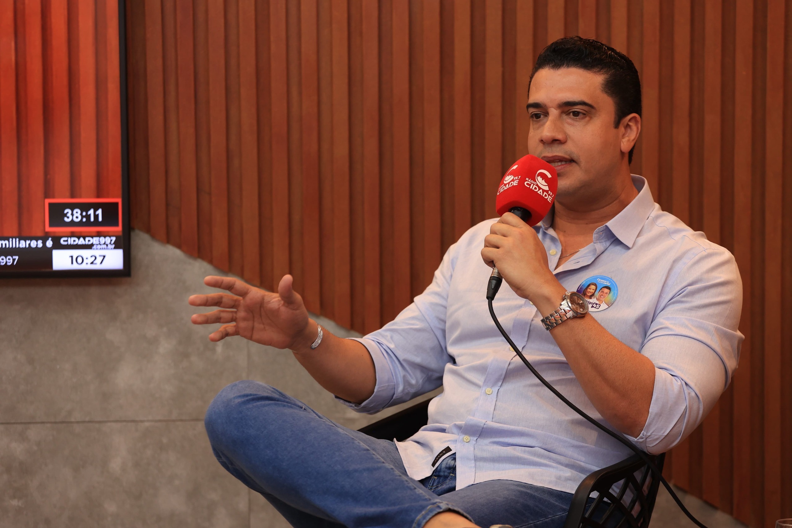 Em sabatina, Rodrigo dispara: “a população de Caruaru quer saber do hoje”