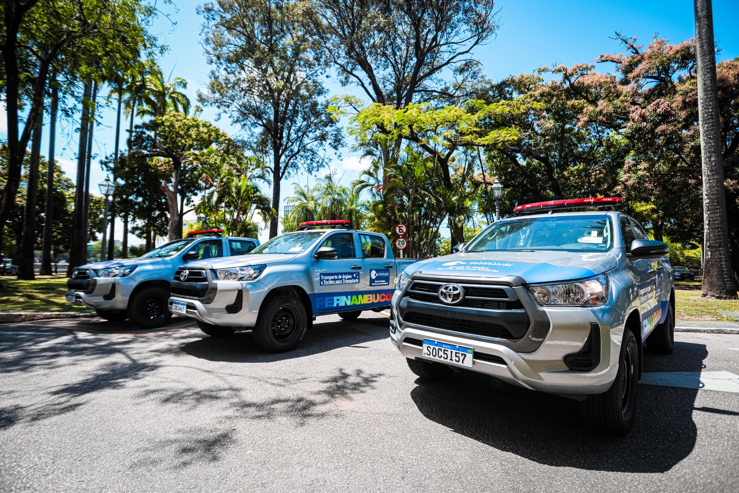 Central de Transplantes de Pernambuco recebe novos veículos 