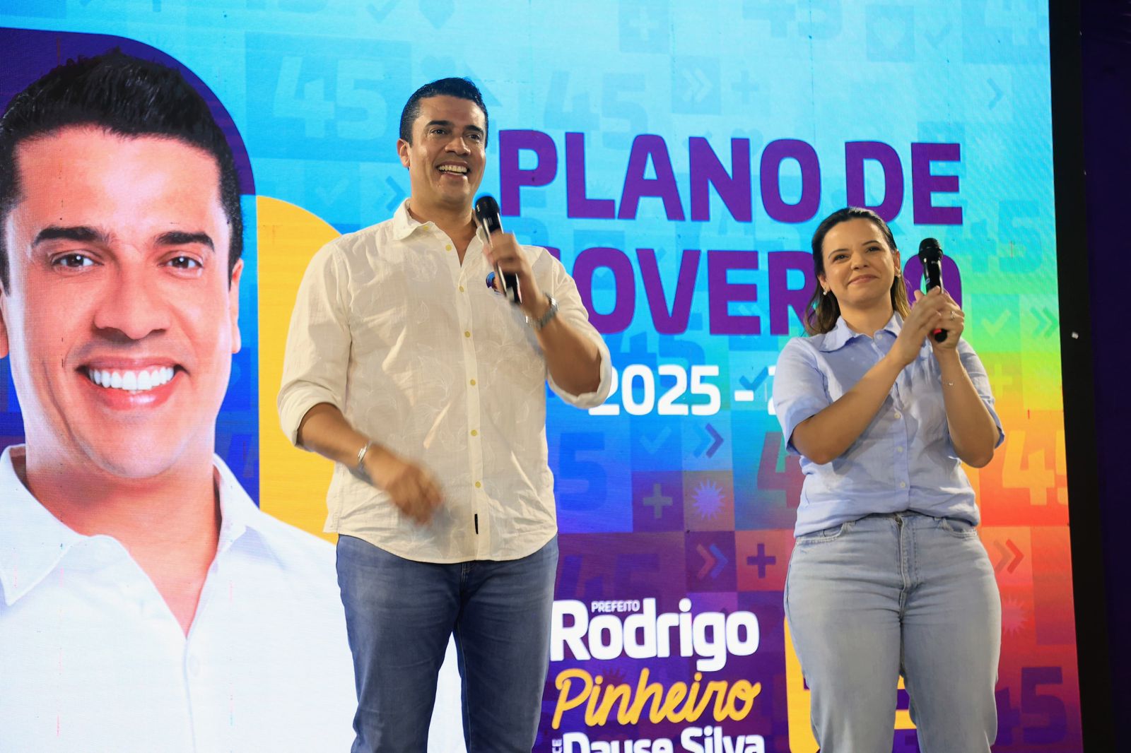 Rodrigo e Dayse reunem apoiadores para apresentar Plano de Governo