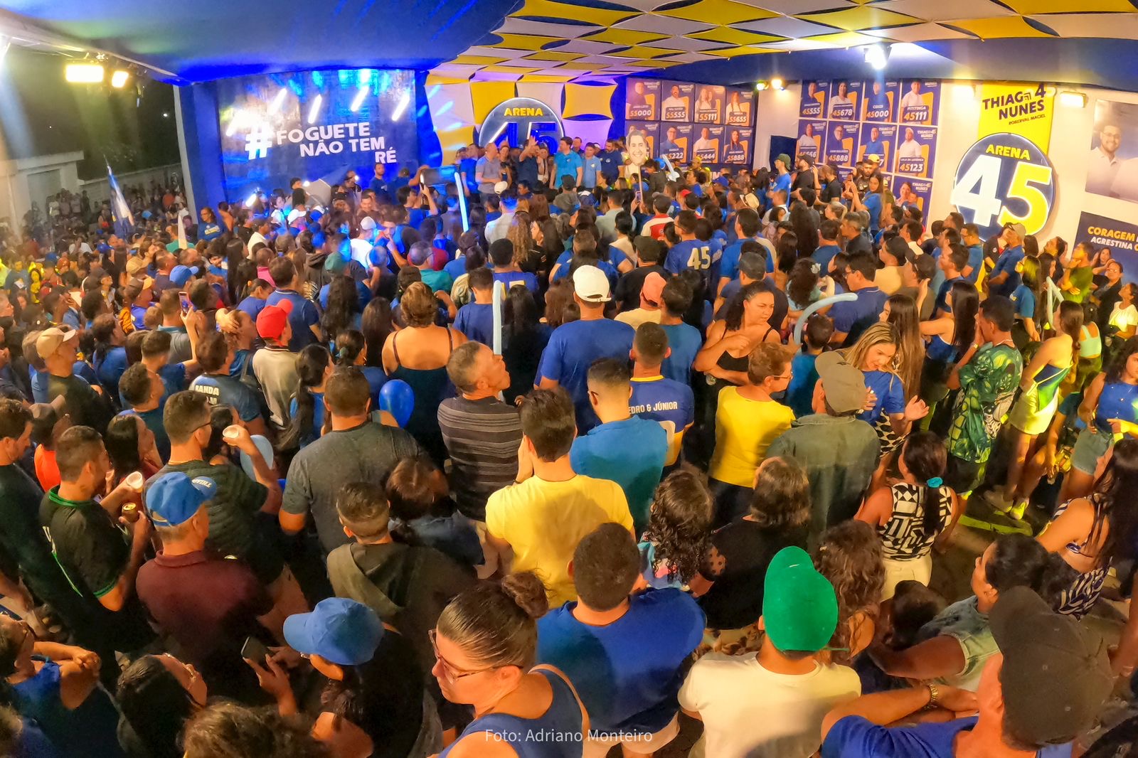 Thiago Nunes mobiliza apoiadores durante inauguração de comitê 