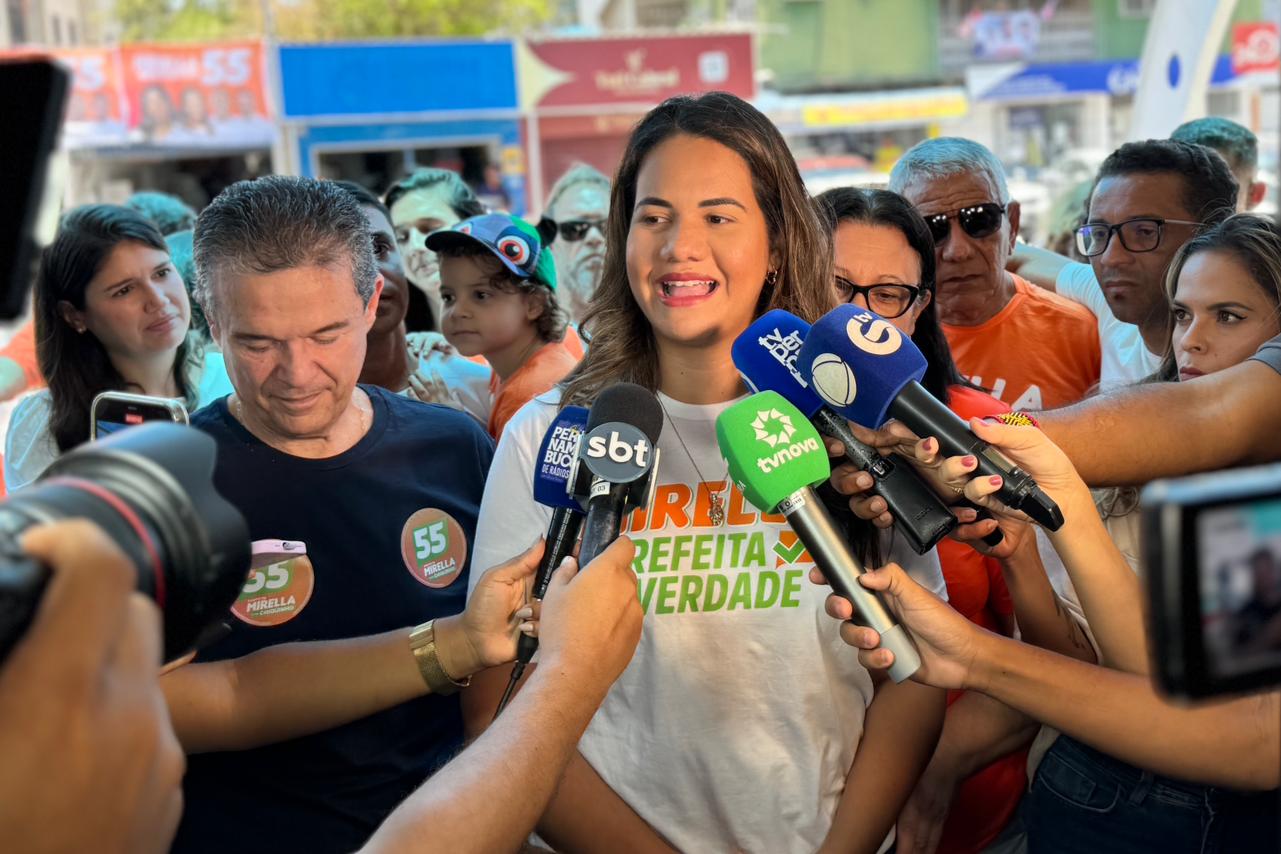 Mirella Almeida diz ter fé de que sairá vencedora neste segundo turno
