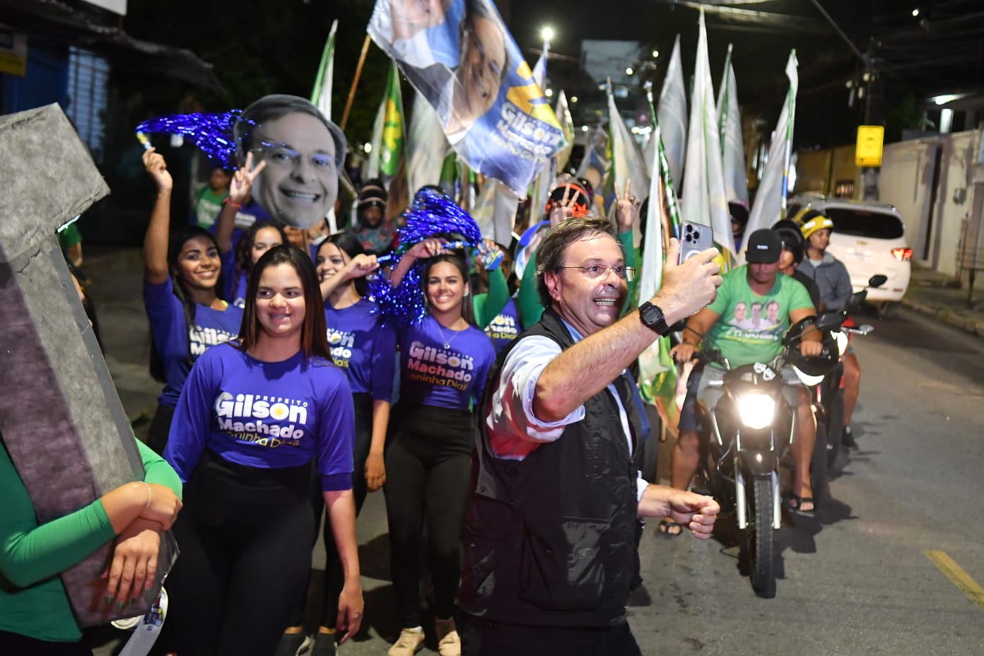 Candidatura de Gilson ganha força em caminhada no Alto Santa Terezinha