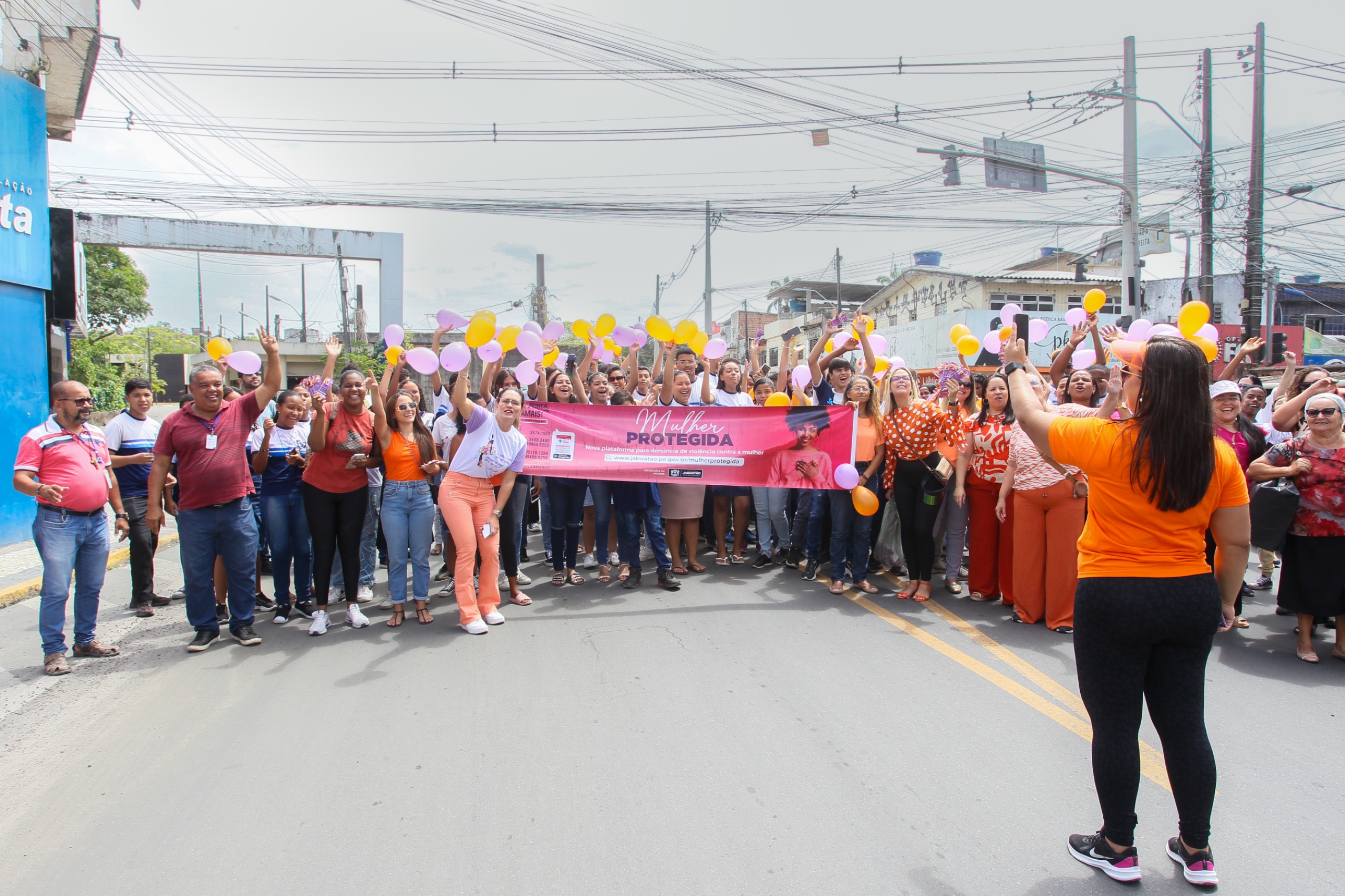 Jaboatão realiza caminhada pelo fim da violência contra as mulheres