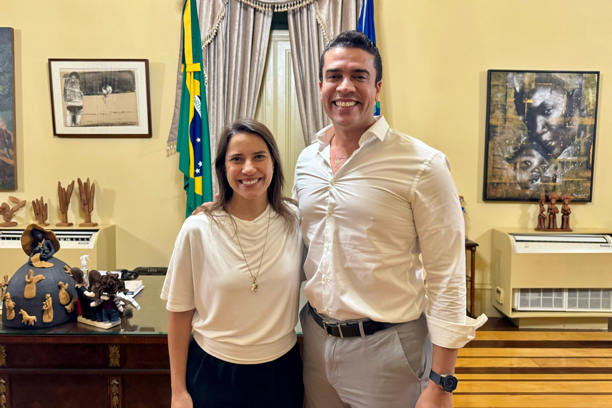 Rodrigo Pinheiro alinha projetos para Caruaru com Raquel Lyra 