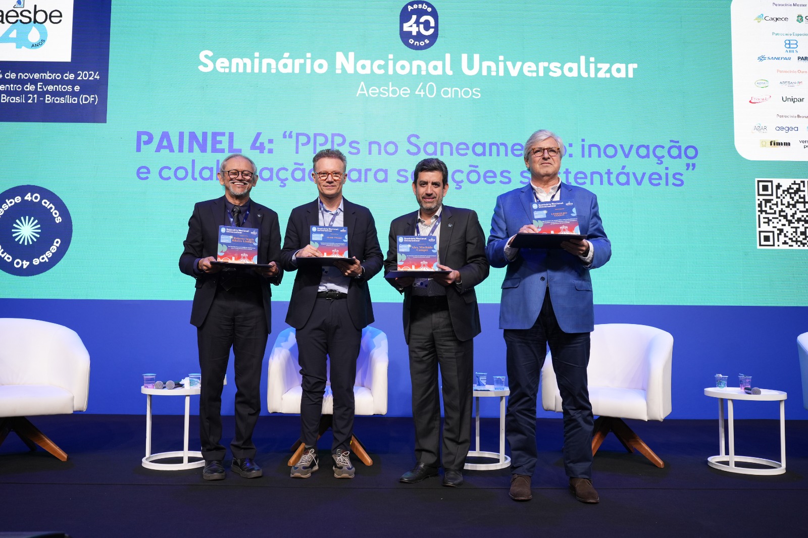 Em Brasília, presidente da Compesa debate papel das PPPs no saneamento 