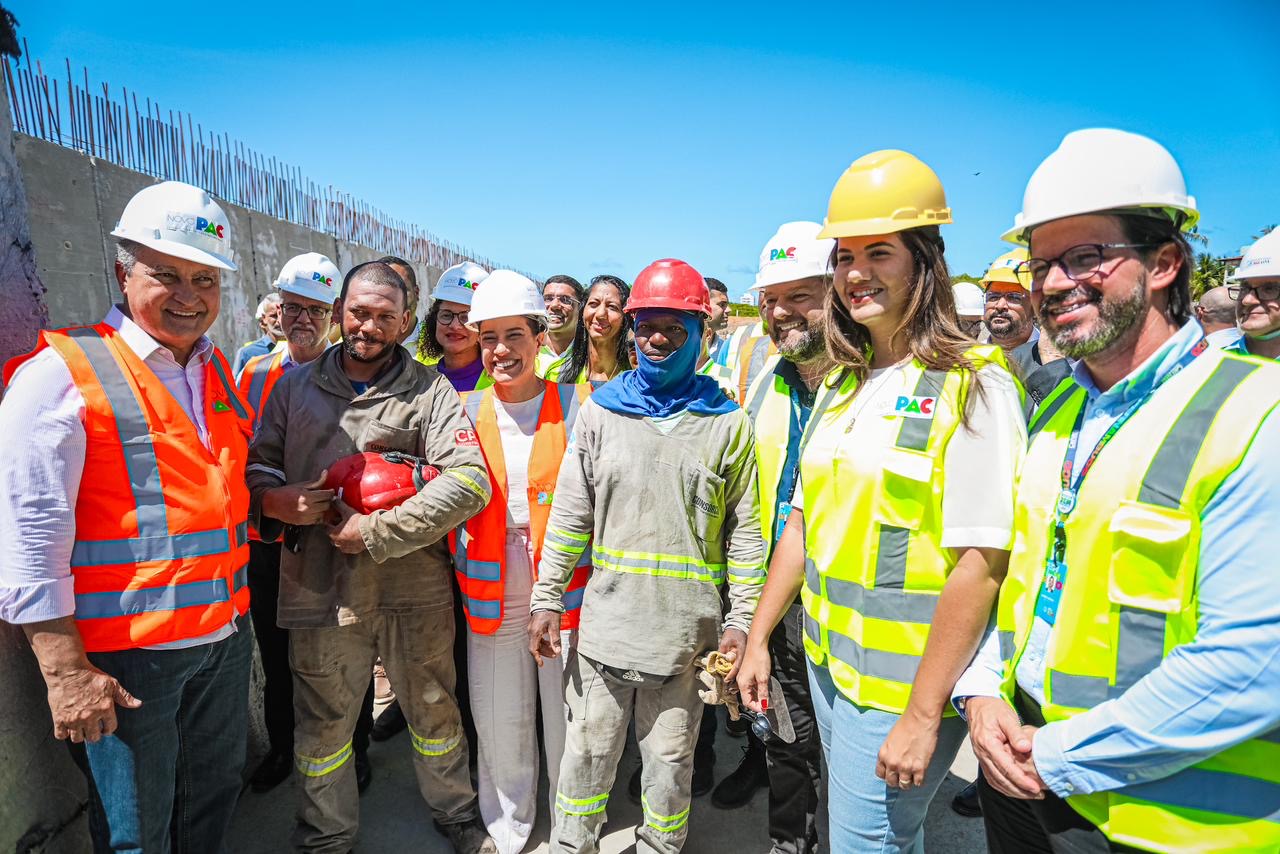 Mirella, Raquel e ministros fazem vistoria no Canal do Fragoso
