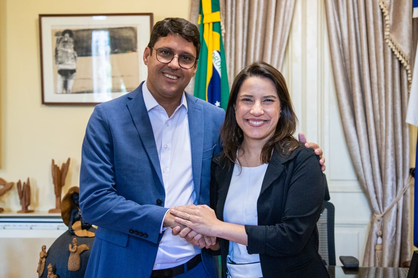 Diego se reúne com governadora para tratar sobre investimentos em Camaragibe
