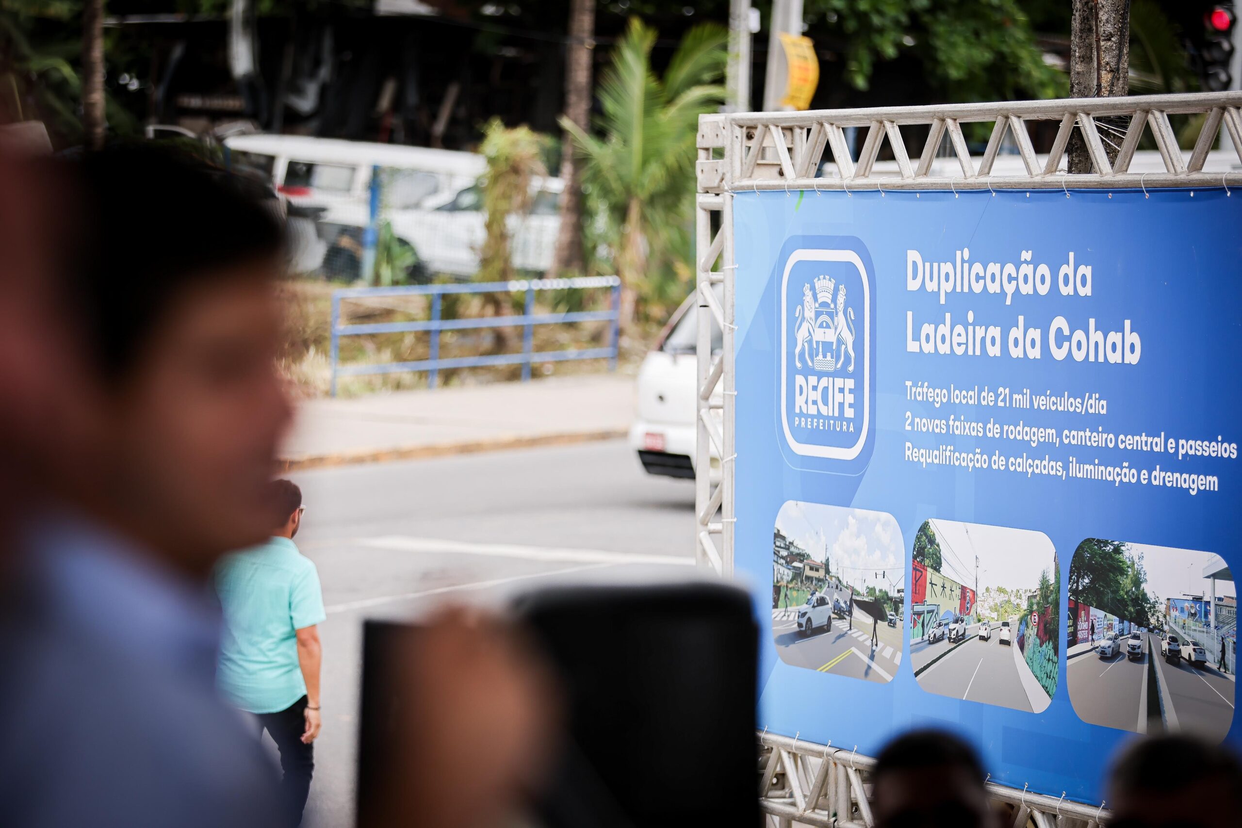 Prefeitura do Recife inicia obras de duplicação da Ladeira da Cohab