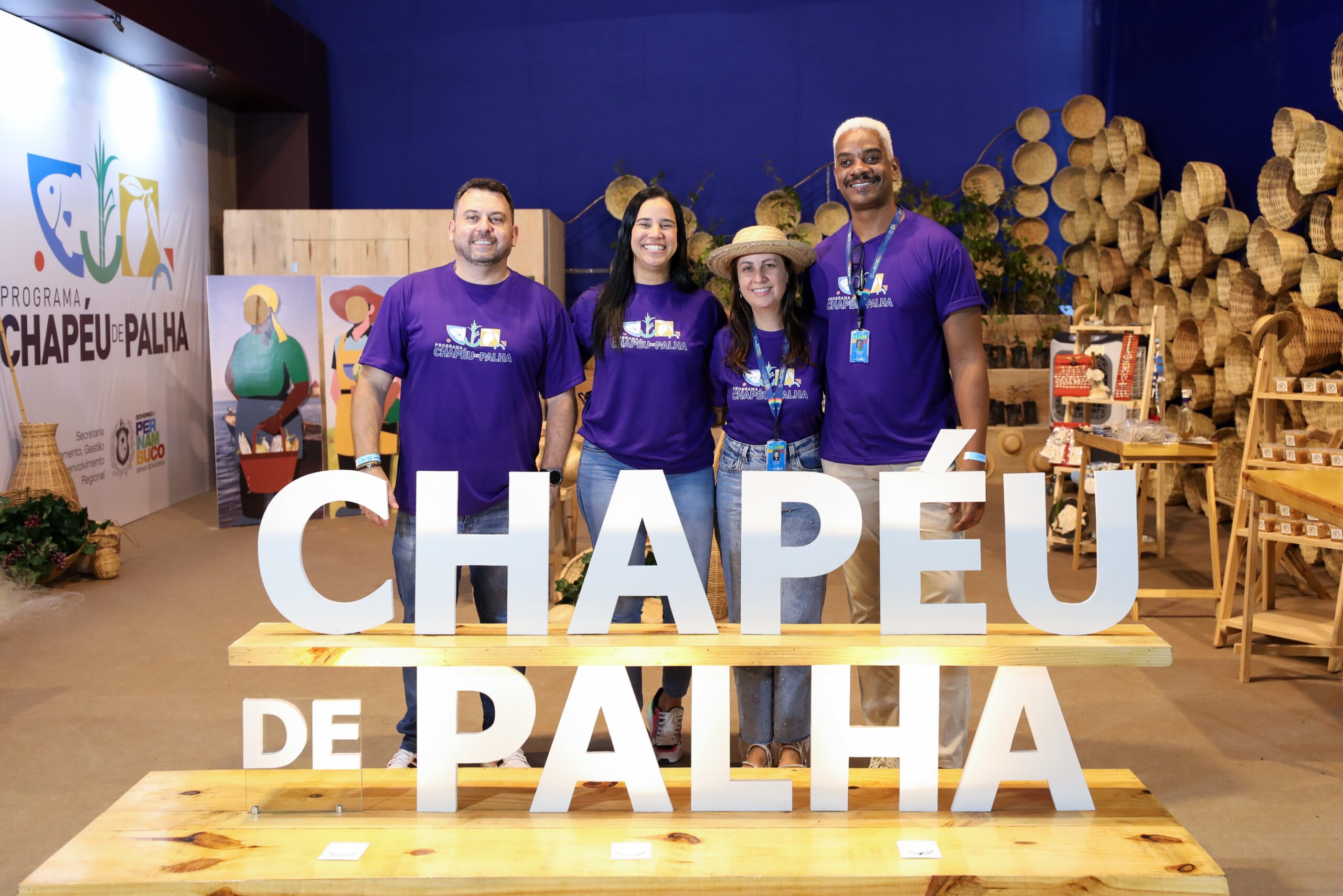 Seplag-PE participa da Fenearte com estande do Chapéu de Palha 