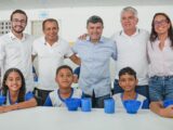 Projeto de autoria de Lula e Eduardo da Fonte leva duas merendas a escola de Condado