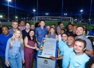 Simão Durando inaugura novo centro esportivo no bairro Dom Avelar