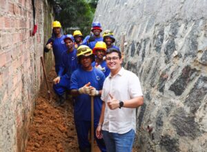 Prefeitura do Recife realiza obra de contenção de encosta no Brejo da Guabiraba
