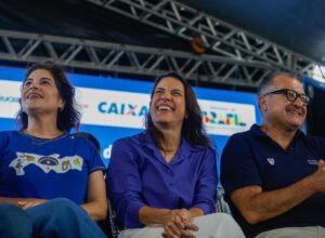 Raquel Lyra e ministro George Santoro entregam duplicação da BR-104