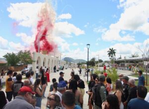 Márcia Conrado e Teresa Leitão entregam Praça da Bíblia em Serra Talhada