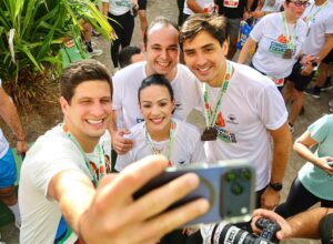 Márcia Conrado e Breno Araújo cumprem agenda com João Campos