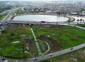 Recife avança com obras de drenagem nas alças da Avenida Abdias de Carvalho com a BR-232