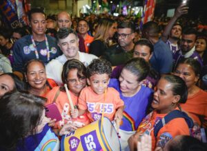 Raquel Lyra e Eduardo da Fonte mobilizam apoiadores em Igarassu