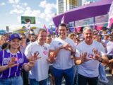 Anderson Luiz dá início à campanha com apoio de Raquel e Rodrigo