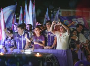 Em caminhada, Raquel e Eduardo da Fonte fortalecem alianças na Mata Sul