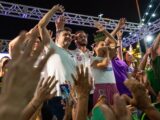 Eduardo da Fonte participa de caminhada em Orobó ao lado de Raquel e aliados