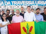 Simão entrega duplicação da Honorato Viana ao lado do ministro dos Transportes